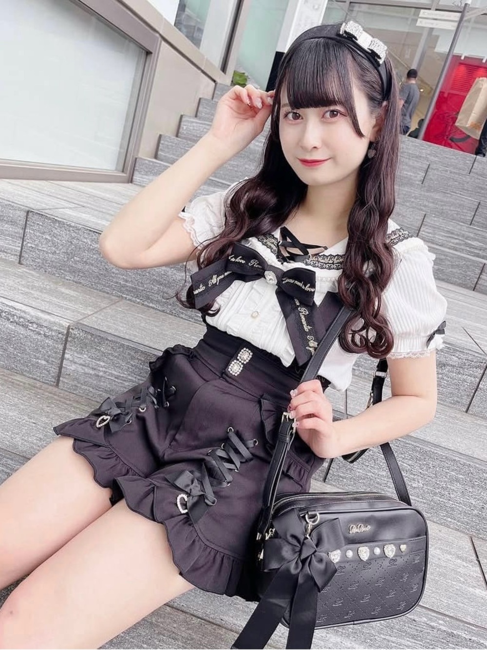 Liz Lisa Bijou Suspender Shorts